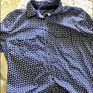 Gently worn button down long-sleeved top